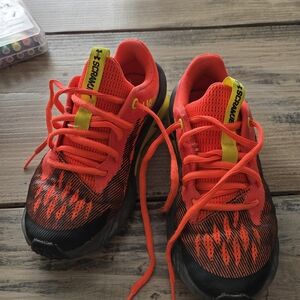 Under Armour Red and Black Performance Sneakers